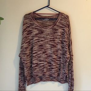 Maroon and Pink Urban Outfitters Sweater, L